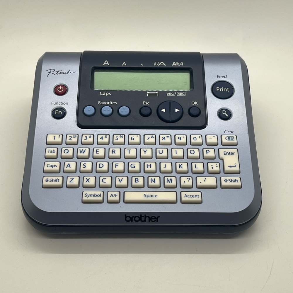NWOT Brother P-Touch Electronic Label Printer PT1280 in Gray and Black
